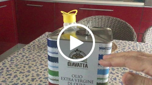 Customer video review of Olio di Oliva che non pizzica in gola Latta da 5 litri  in offerta