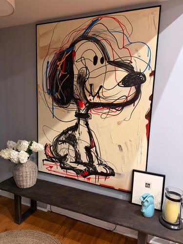 Customer review photo for Abstract Graffiti Art #GA051