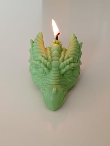 Customer photo review of Colorante líquido para velas VERDE MELÓN
