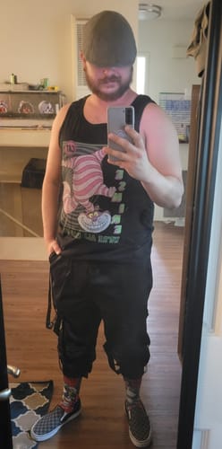 Customer photo review of Techwear Tactical Pants