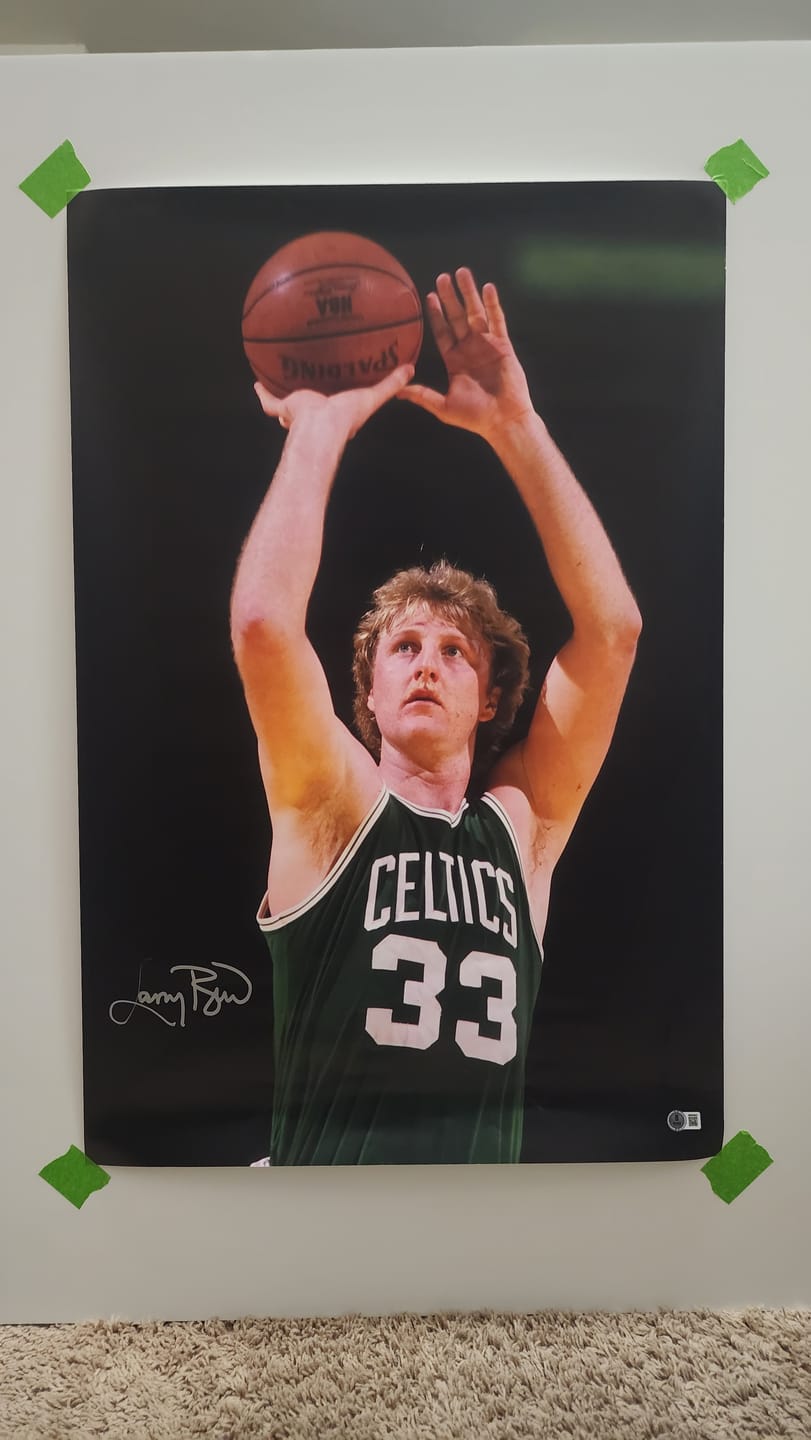 Customer photo review of Larry Bird Autograph Signing
