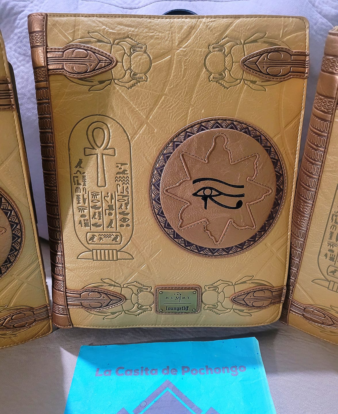 Customer photo review of Loungefly Universal The Mummy Book of the Living Mid-Size Backpack - Preorder