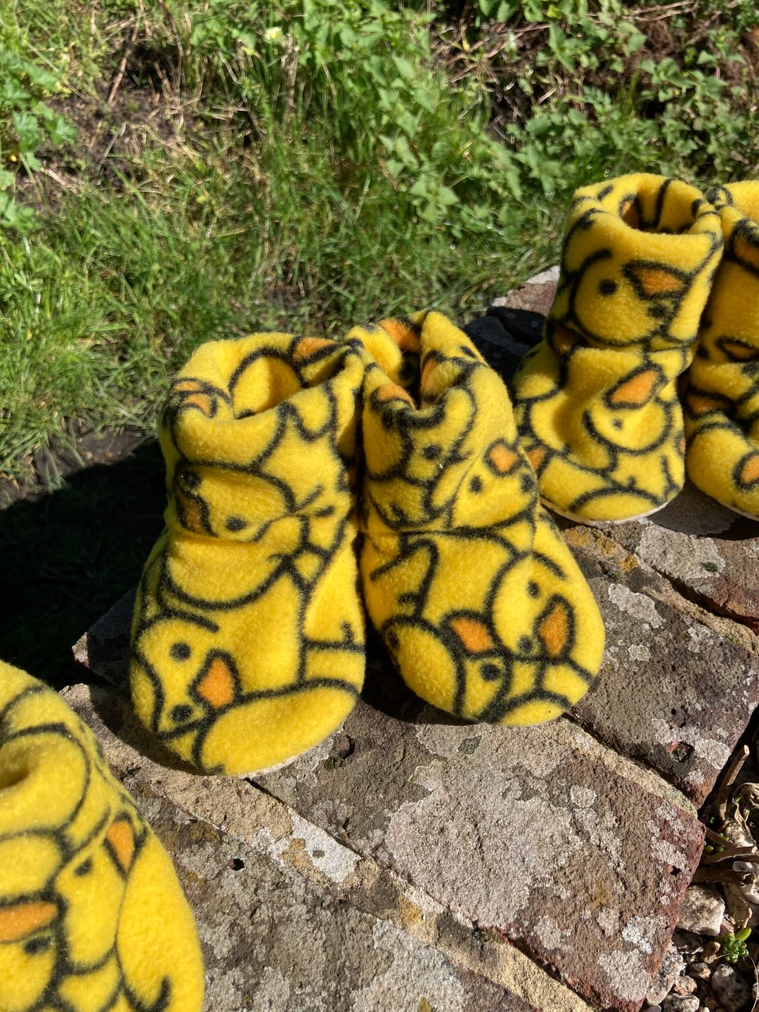 Customer photo review of Yellow Ducks Anti Pill Polar Fleece Fabric