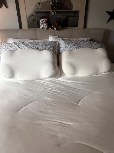 Customer photo review of Mellow Cooling Pillowcases (2-Pack)