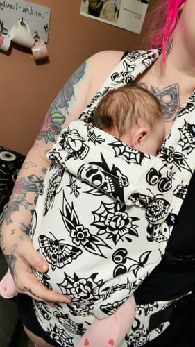 Customer photo review of The Dahlia Carrier in Bad Boy