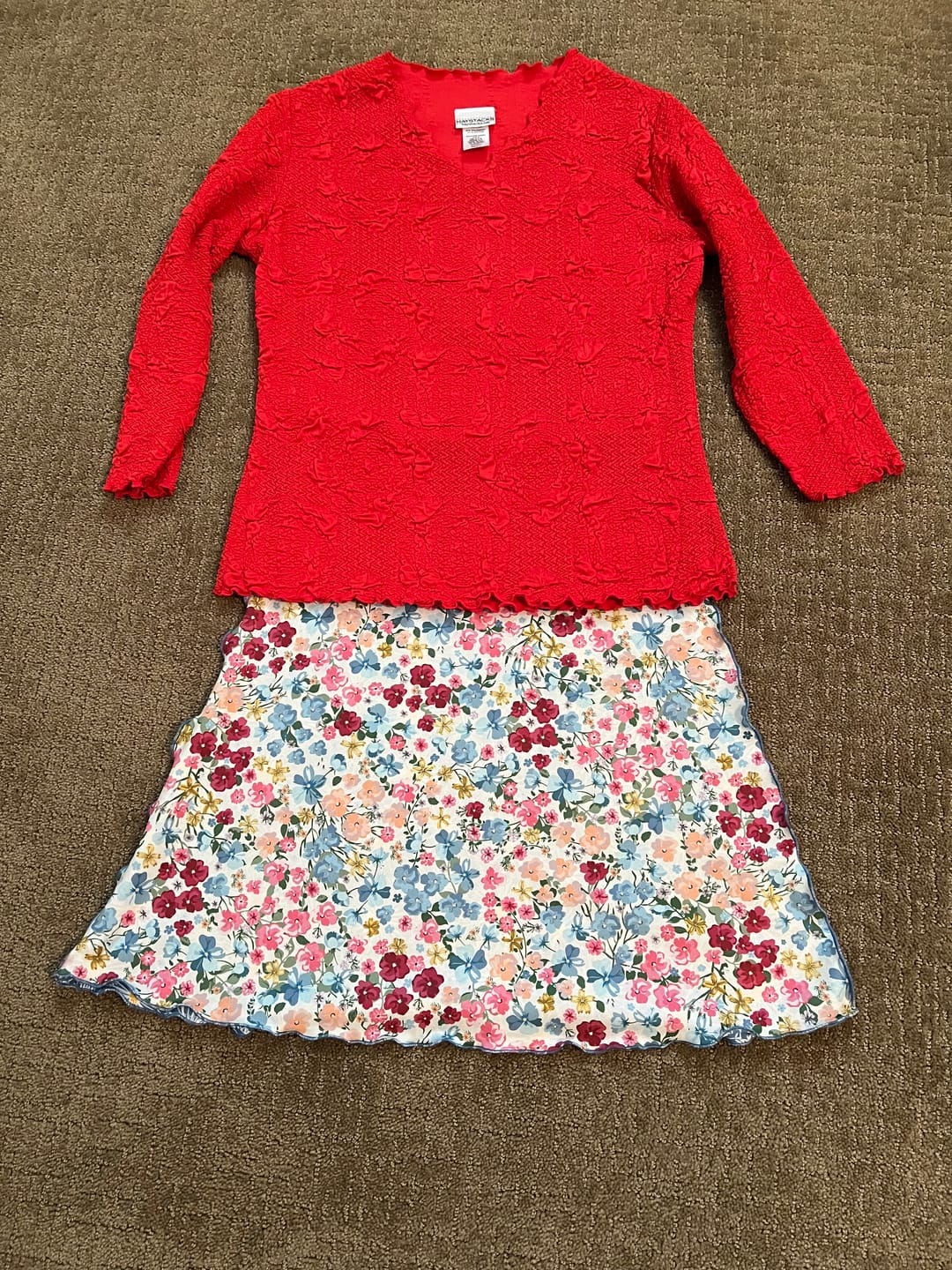 Customer photo review of Porch Swing Switchstacks Reversible Bias Skirt