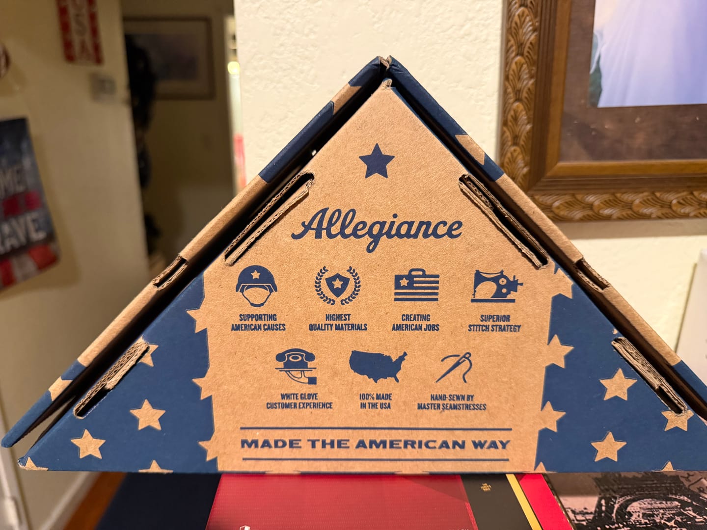 Customer photo review of Classroom Initiative 3' x 5 ' American Flag