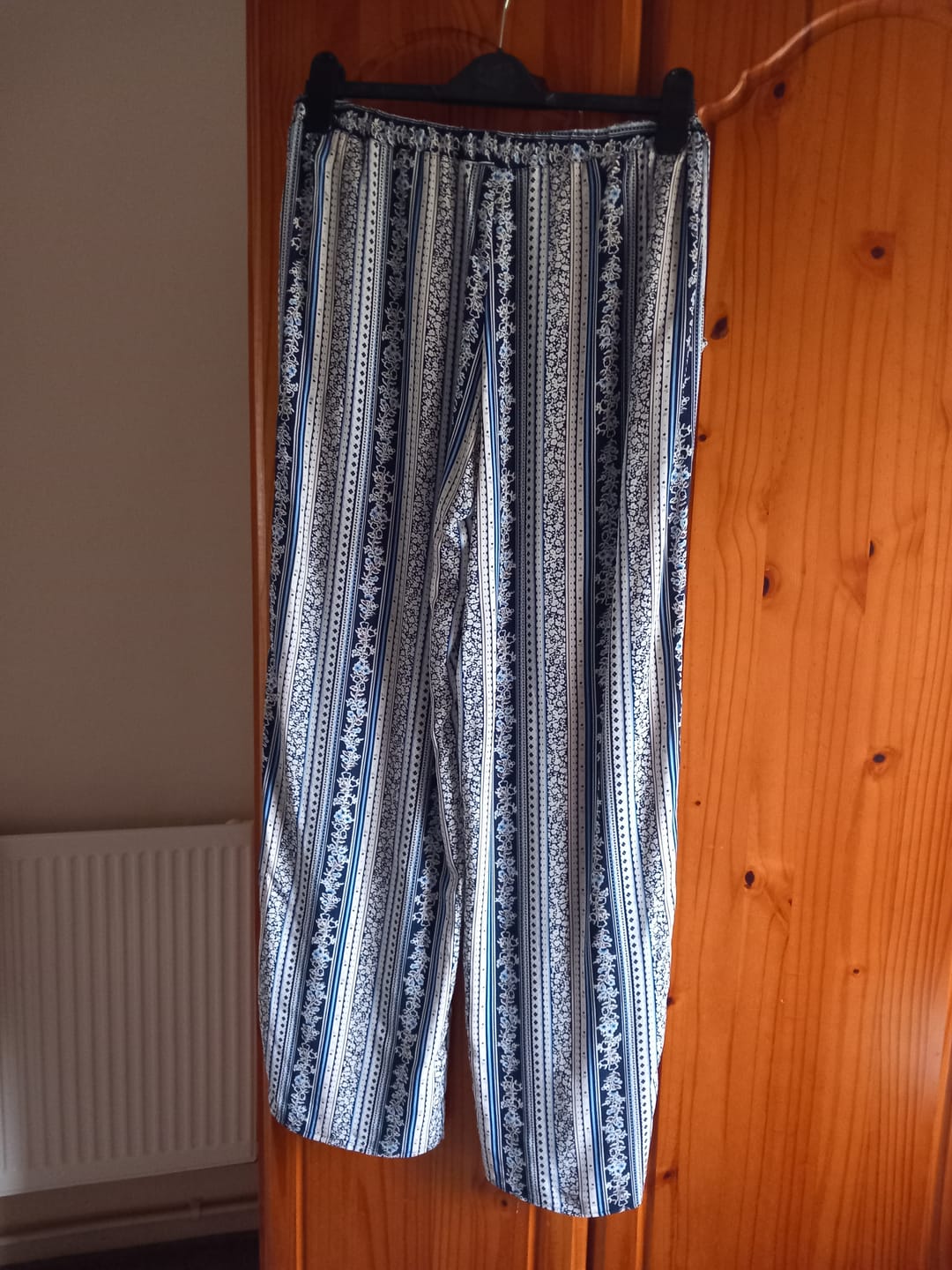 Customer photo review of Floral Stripes Viscose Challis Fabric