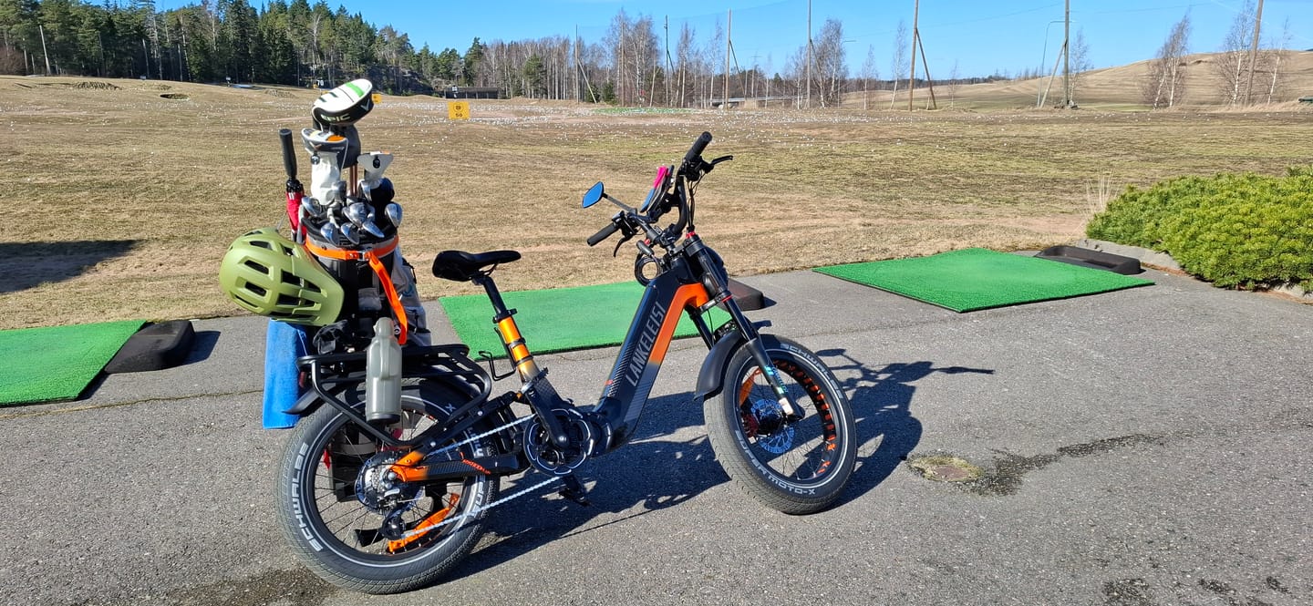 Customer photo review of Lankeleisi RX800 Plus 2025 Version 1000W 20" Fat Bike 960Wh Full Suspension Electric Bike with Torque Sensor 48V 20Ah Battery SUV E-Bike [Pre-Order]