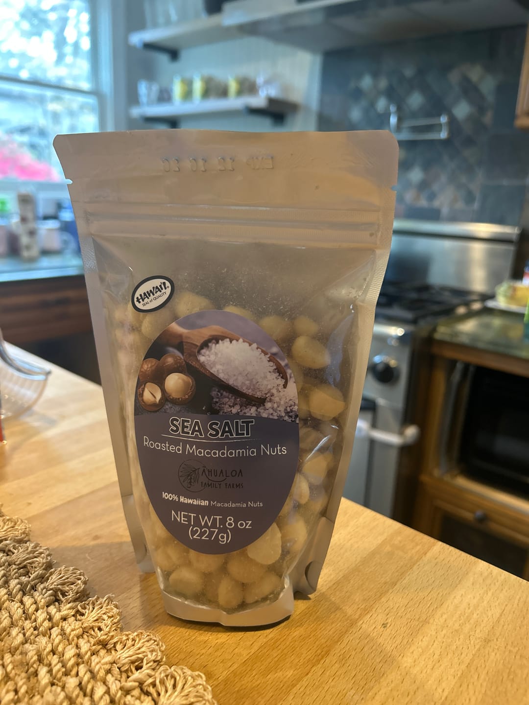 Customer photo review of Sea Salt Macadamia Nuts