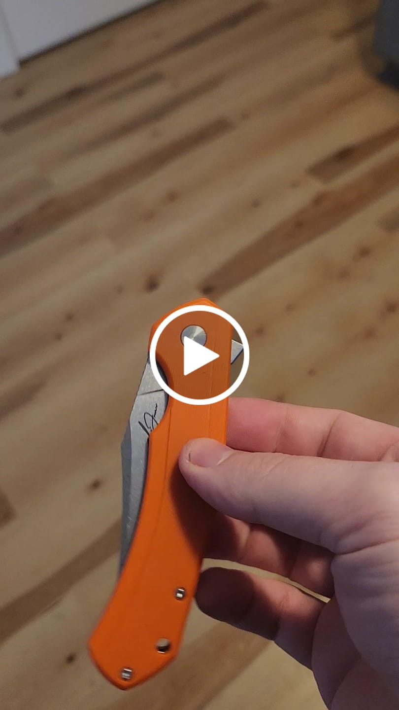 Customer video review of Alex Jones Burnt Orange Folding Blade