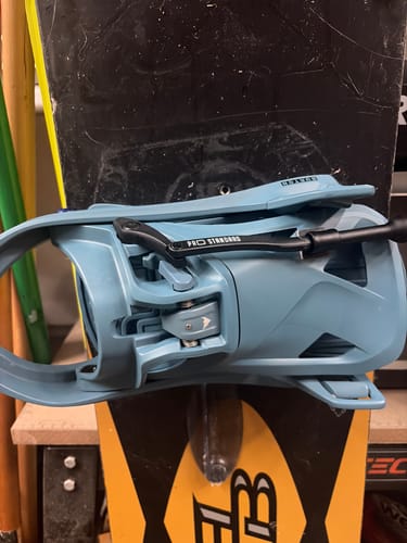 Customer photo review of Push Button Quick Release for Step On® Bindings