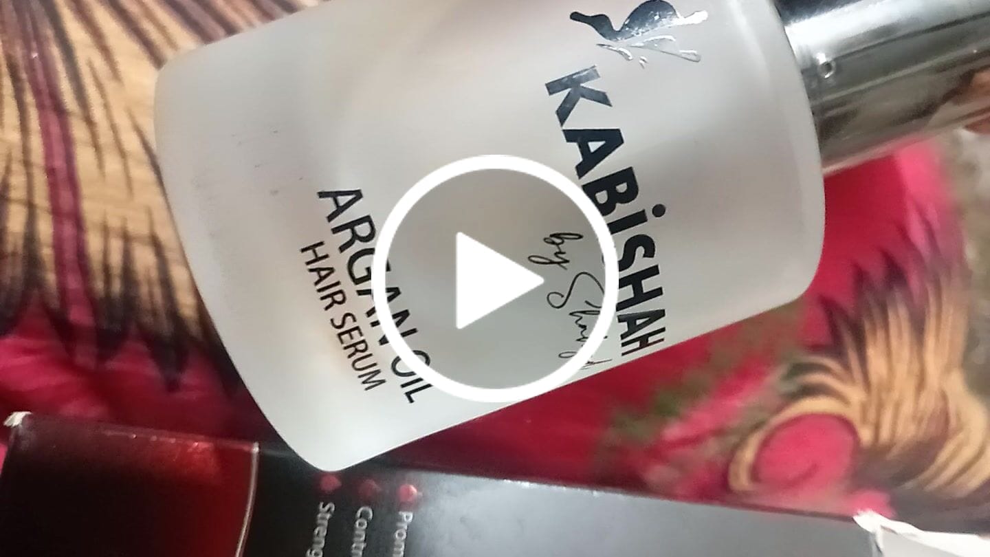 Customer video review of Argan Oil Hair Serum