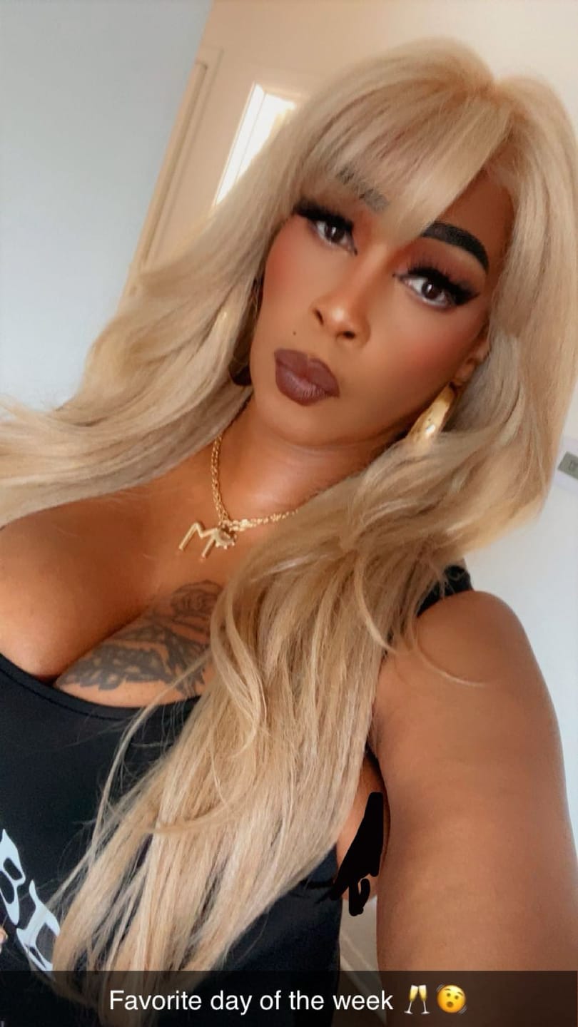 Customer photo review of Outre Perfect Hairline Glueless 13x6 HD Lace Front Wig - PH 1