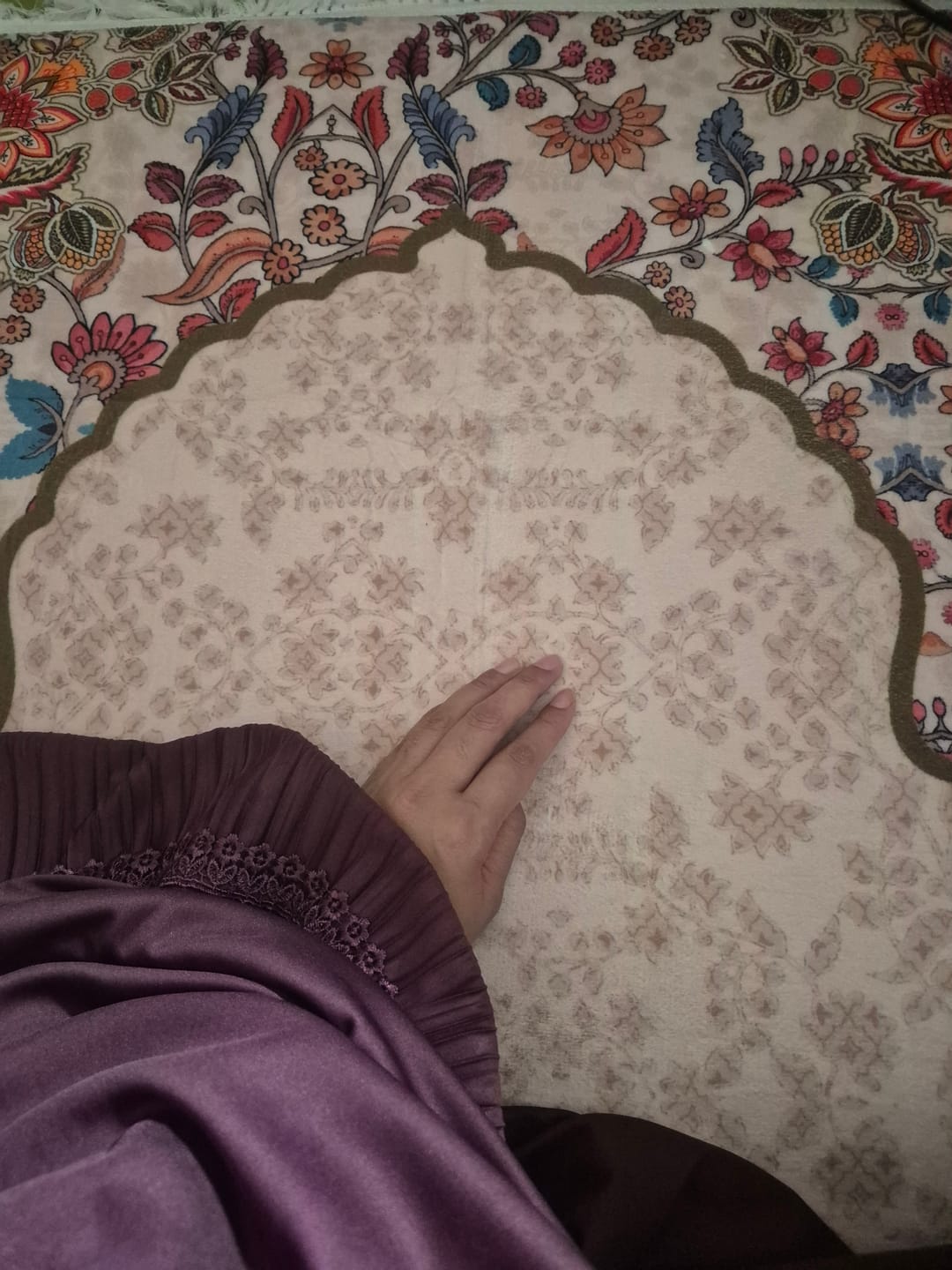 Customer photo review of Barakah Padded Prayer Mat