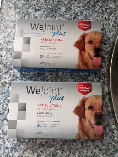 Avaliação com foto de um cliente sobre WeJoint Plus Raças Grandes | 30 Comprimidos | Wepharm