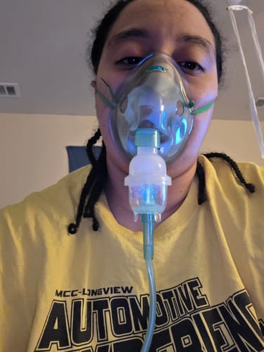 Customer photo review of 3B Medical Qube Compressor Nebulizer Kit