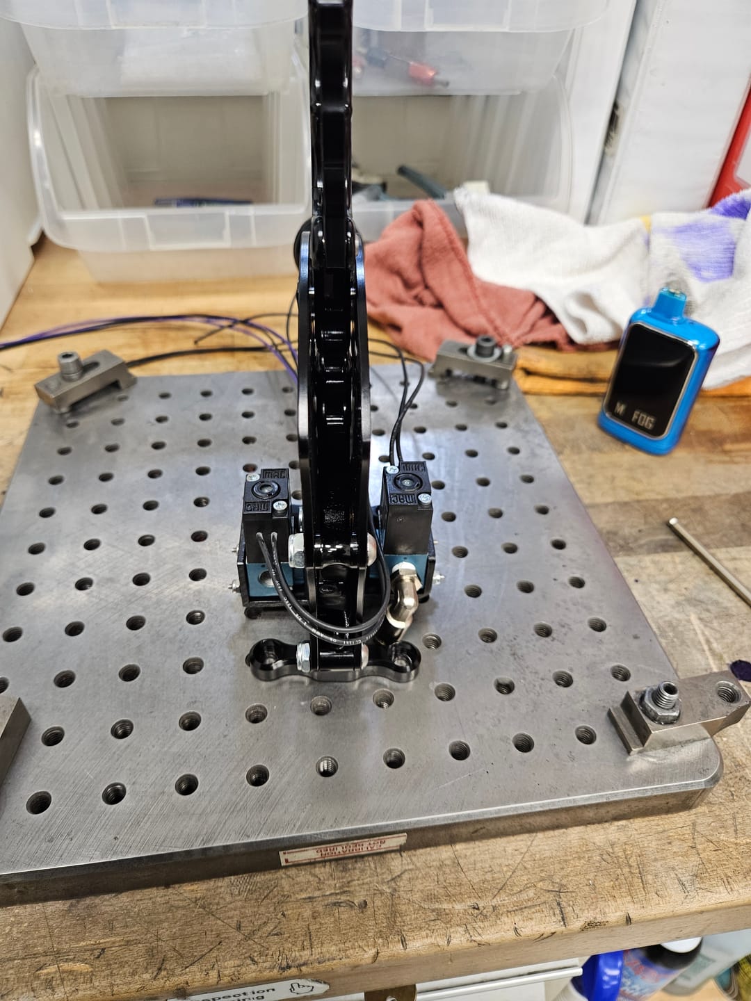 Customer photo review of Operator Shifter MAC Valve Mounting Bracket