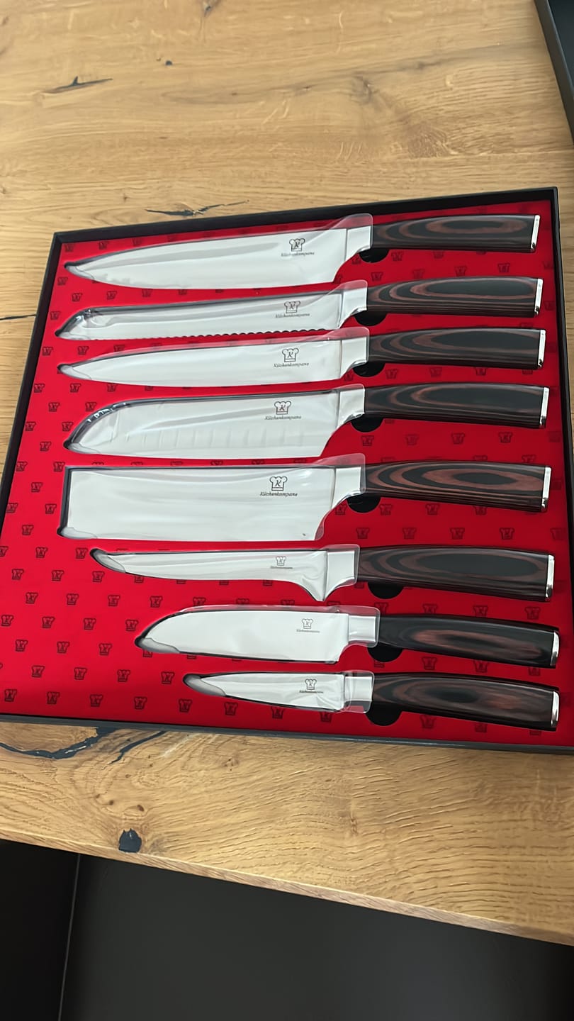 Customer photo review of Asiatisches Messerset Premium 8-teilig