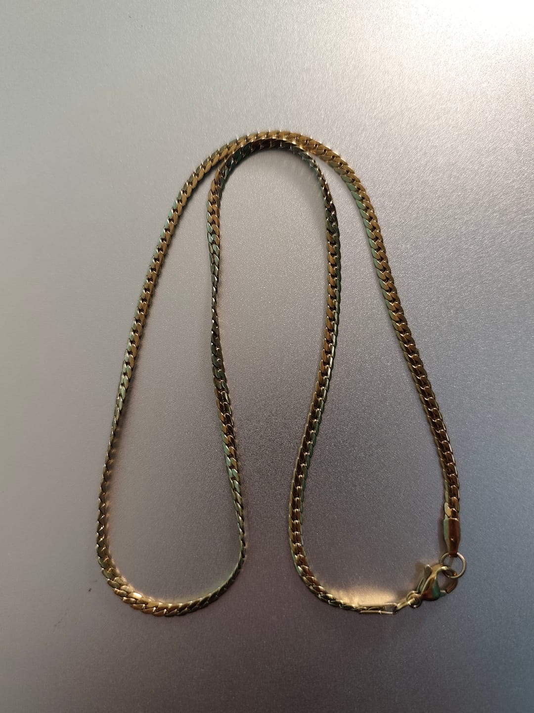 Customer photo review of Minimalist Twisted Chain for Men