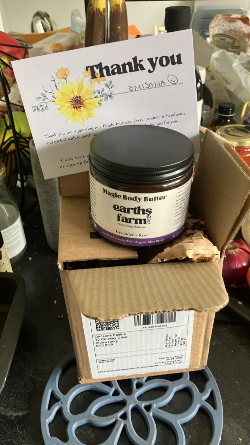 Customer photo review of Magic Body Butter - Lavender and Rose (Best Seller)
