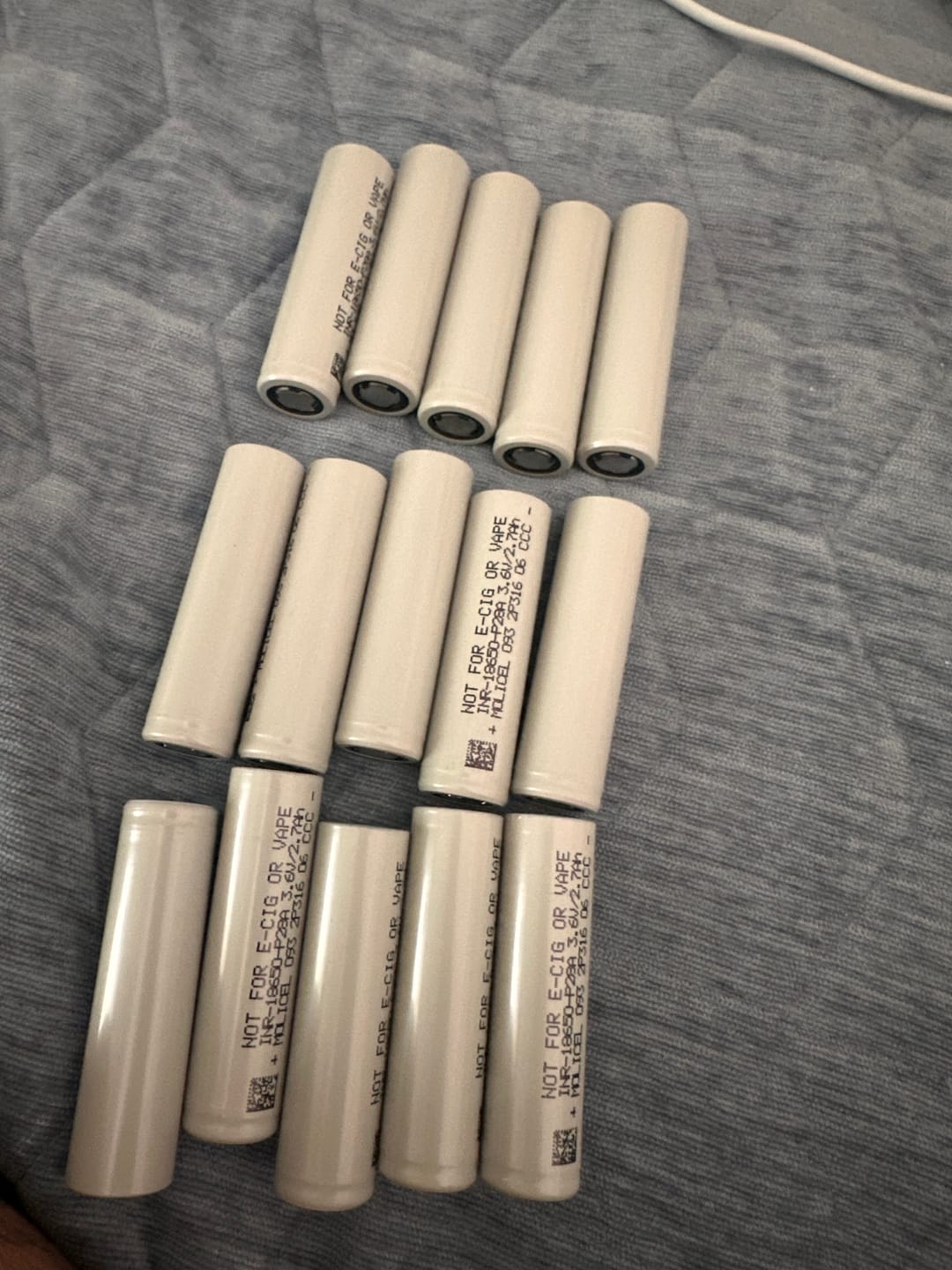 Customer photo review of Samsung 30T 21700 3000mAh 35A Battery