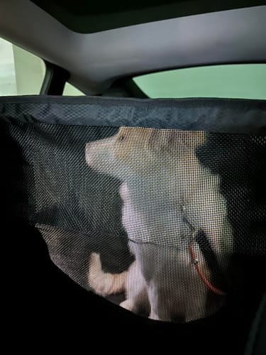 Customer photo review of Dogo Waterproof Car Pet Seat Cover Custom Hand Stitched