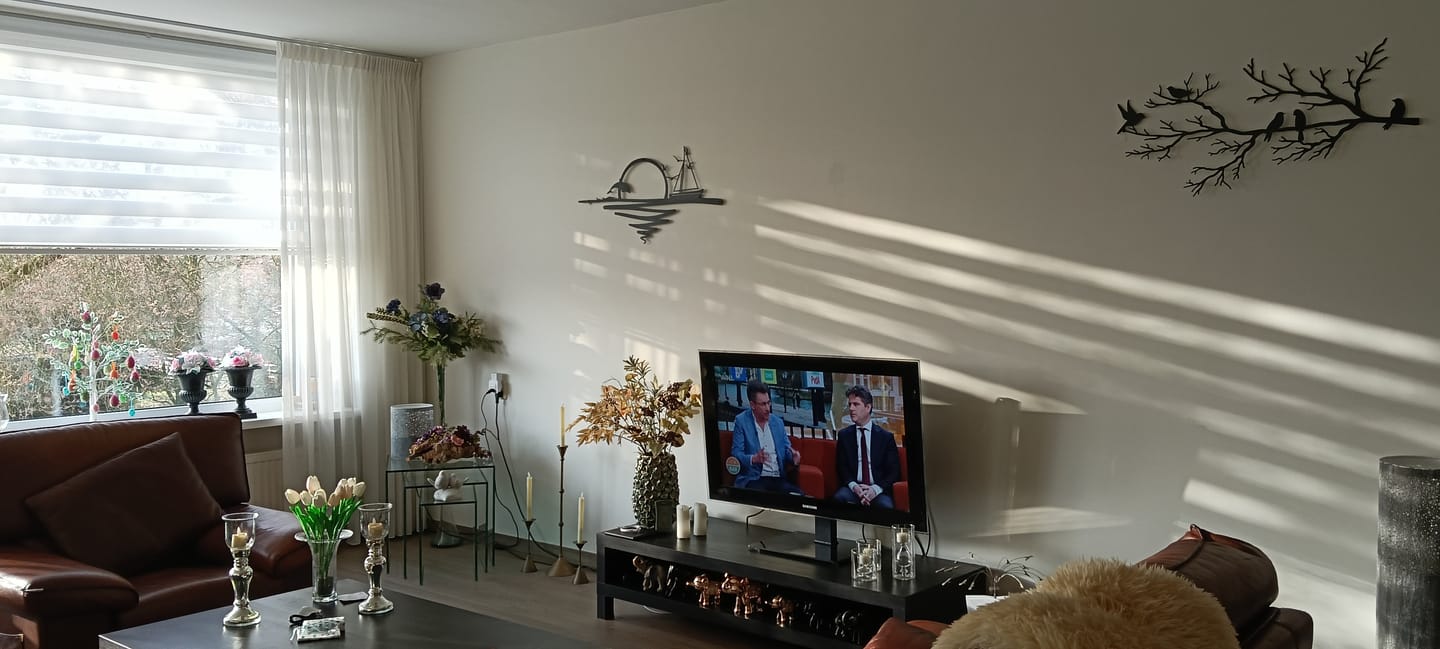 Customer photo review of Décoration murale en métal - Lever du soleil (SUN.02)
