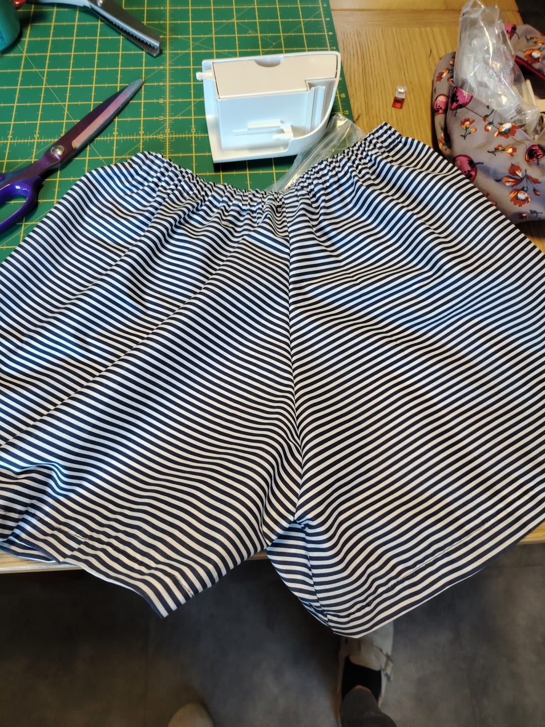 Customer photo review of Candy Stripes Polycotton Fabric
