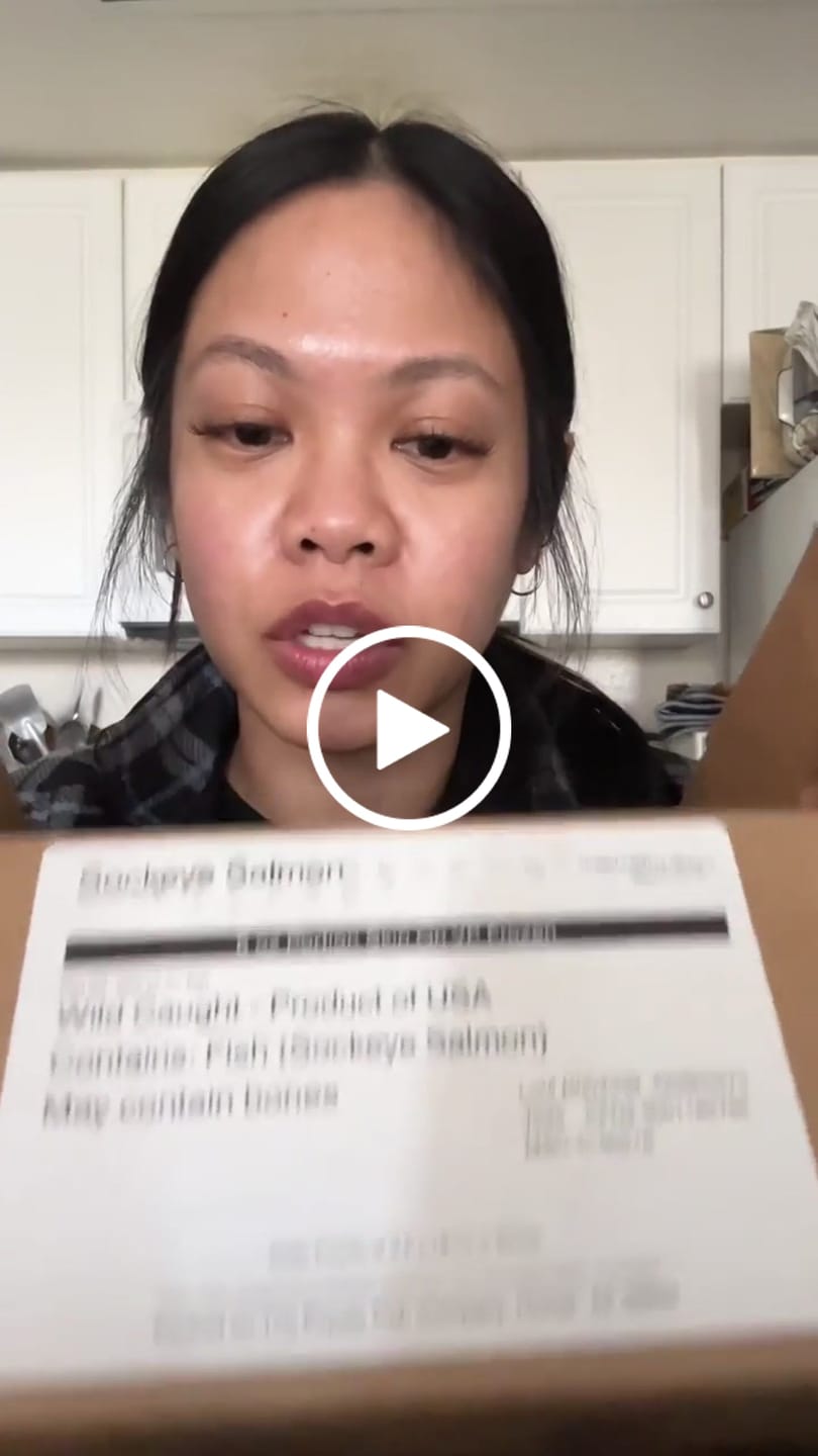 Customer video review of Wild Caught Alaskan Sockeye Salmon