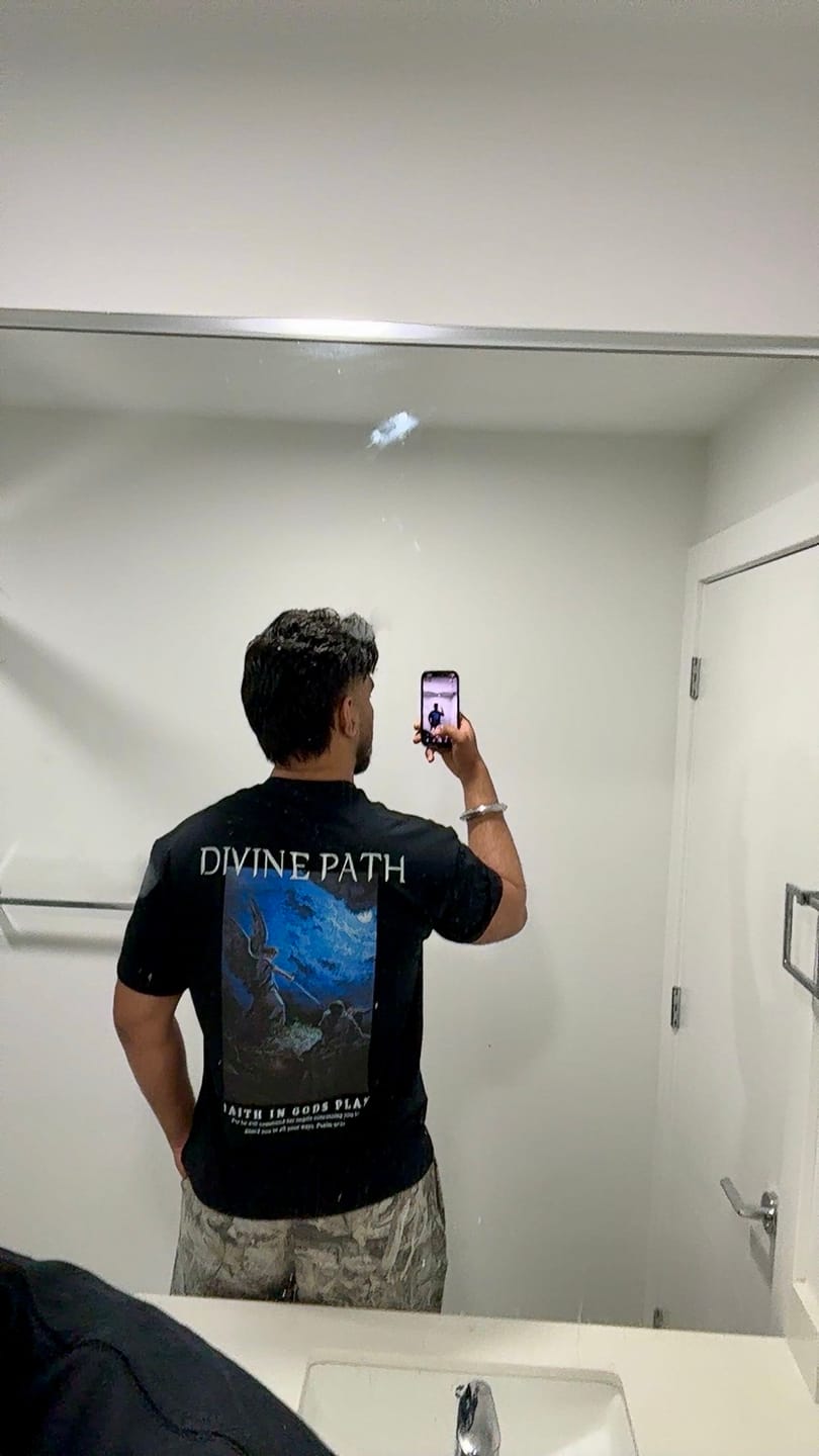 Customer photo review of Divine Path Shirt - Black