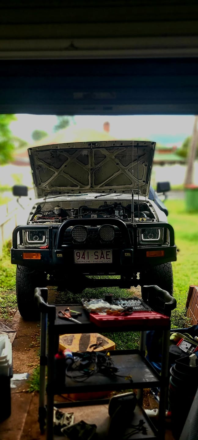 Customer photo review of 5X7" 'Angry Eye' Headlights