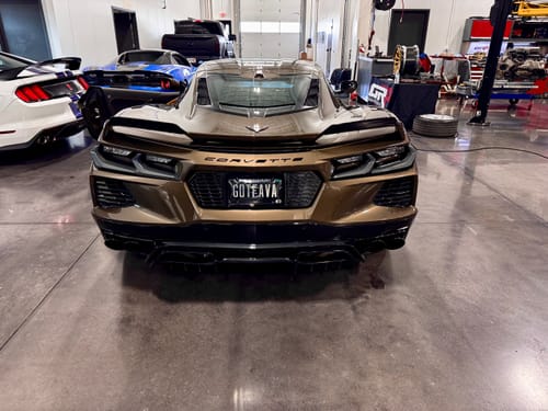 Customer photo review of 2020-2026 Corvette C8 Euro Smoke Style LED Taillights Amber Sequential Pair