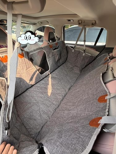 Customer photo review of Dogo Waterproof Car Pet Seat Cover Custom Hand Stitched
