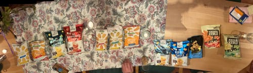 Kundenbewertung mit Foto zu Bio Riffel Chips Meersalz
