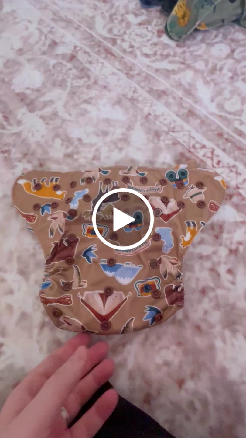 Customer video review of Solid Color: Essentials Pocket Cloth Diaper with Athletic Wicking Jersey, Grows with your Baby