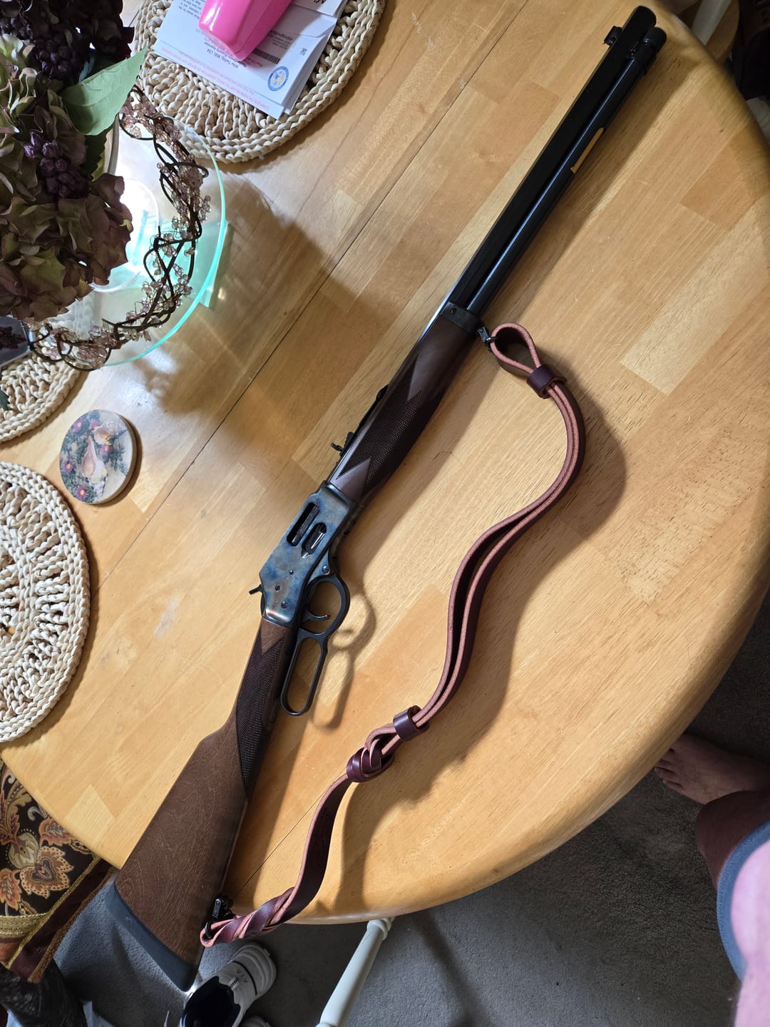 Customer photo review of True Latigo Leather Slings