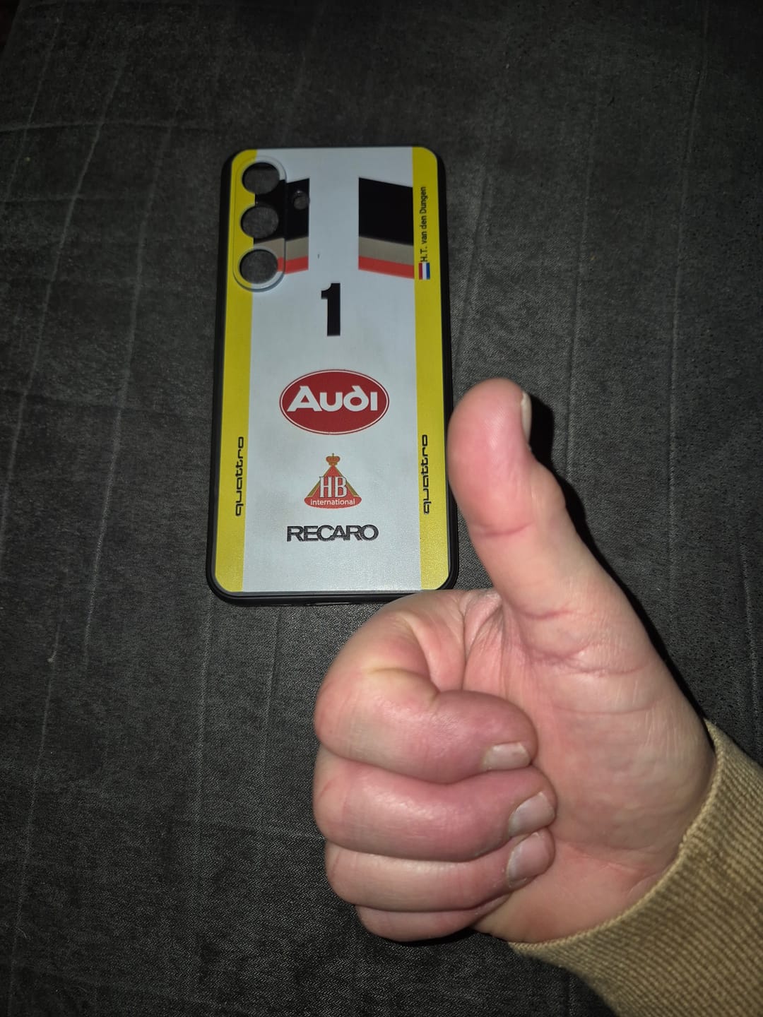 Customer photo review of Audi Quattro S1 E2 Gruppe B Livery - Individuelle Handyhülle für Samsung