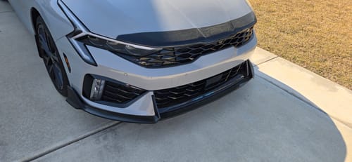 Customer photo review of Fits KIA K5 GT/GT-Line 2025+ PU KDM Style Front Lower Bumper Lip Splitter