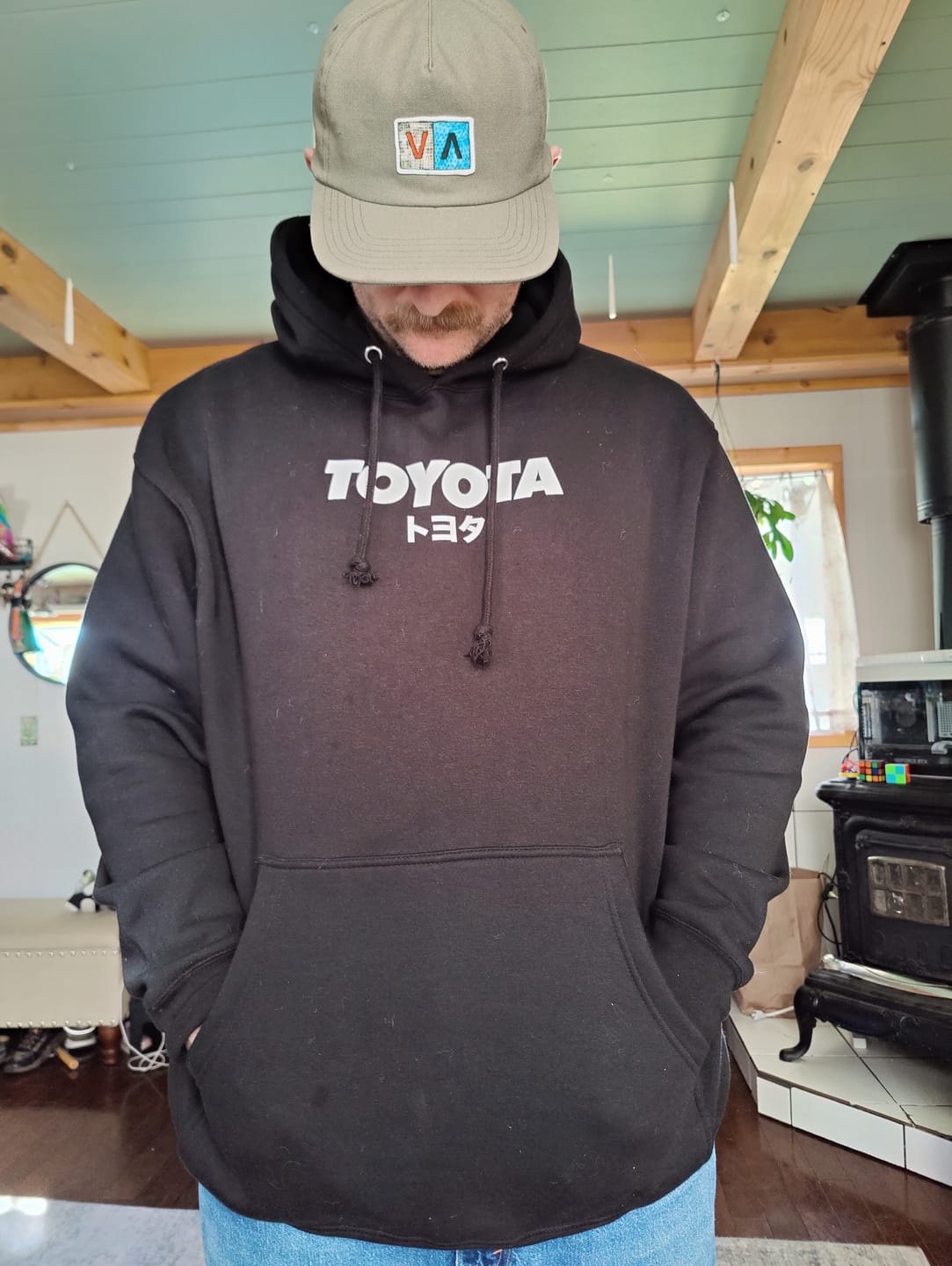 Customer photo review of JDM Toyota Heavy Weight Hoodie- Black