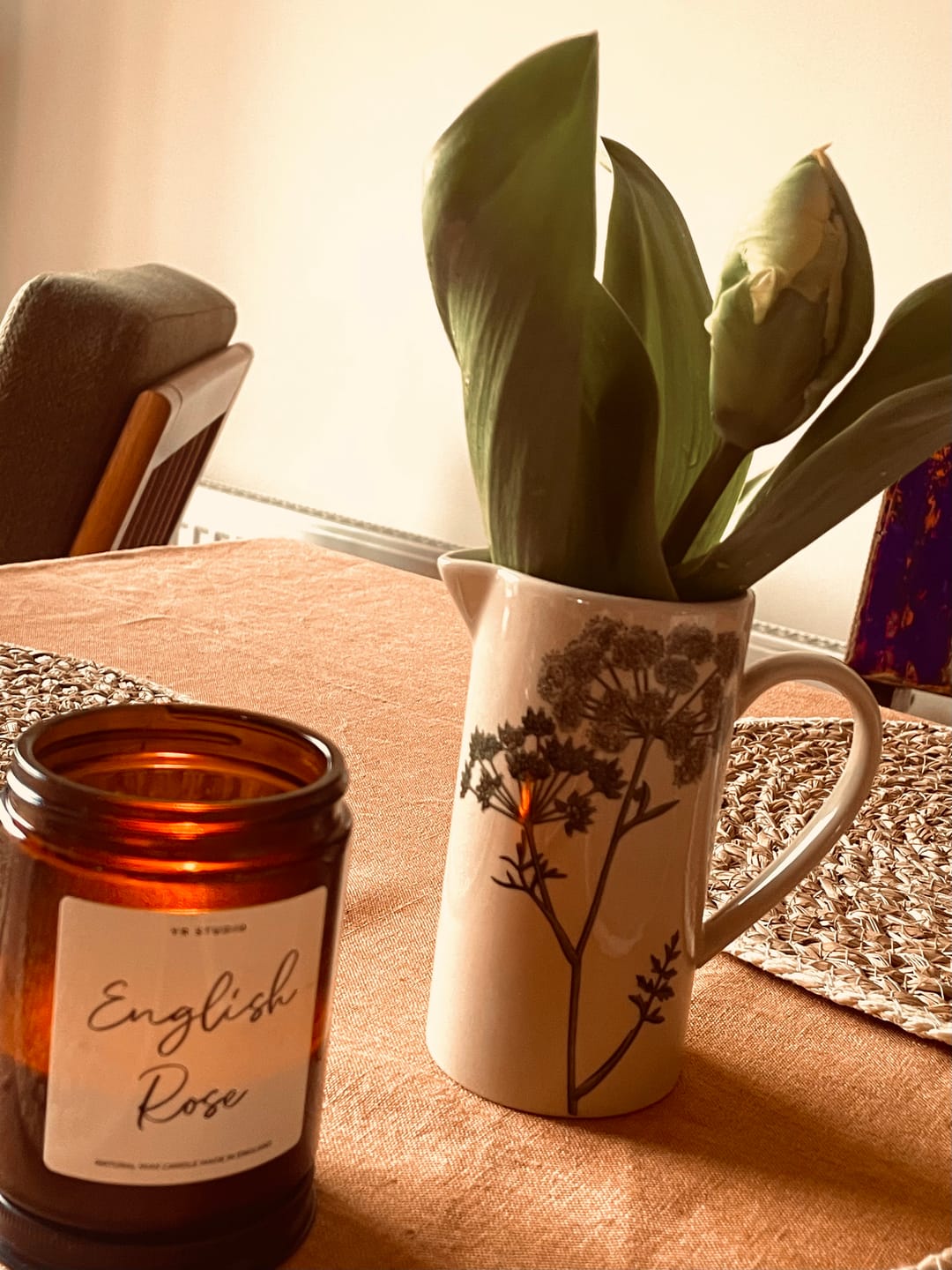 Customer photo review of "Cosy & Warm" Chocolate Candle