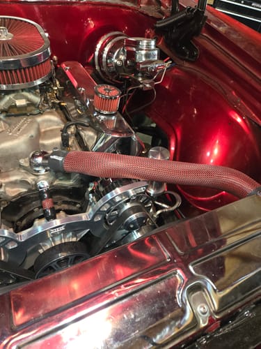 Customer photo review of Upper & Lower Radiator Hose Skin Kit -Carbon Fiber/Kevlar