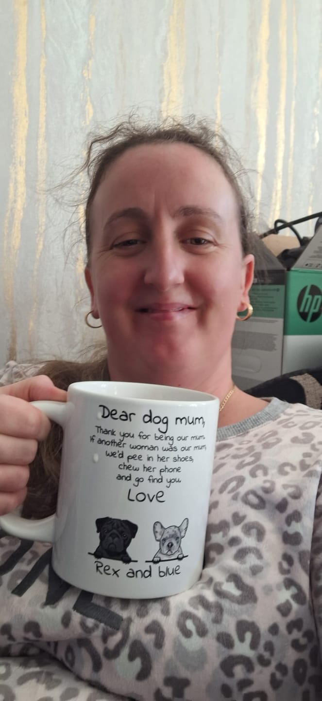 Customer photo review of Dear Dog Parent - Personalised Mug
