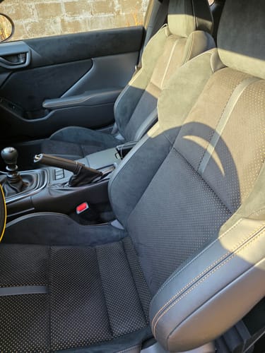 Customer photo review of 2022+ Toyota GR86 / Subaru BRZ Leather Seat Covers (Custom Order)