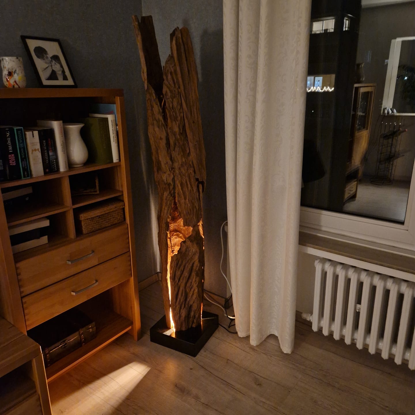 Customer photo review of Teakholz Stehlampe ALMA | Höhe 180 cm