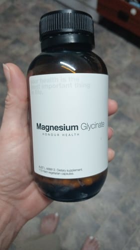 Customer photo review of Magnesium Glycinate (Pure & Unbuffered) - 110 Capsules