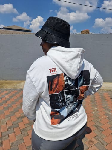 Customer photo review of Bestie Icon Hoodie– Zee Nation Fest Edition (WHITE)