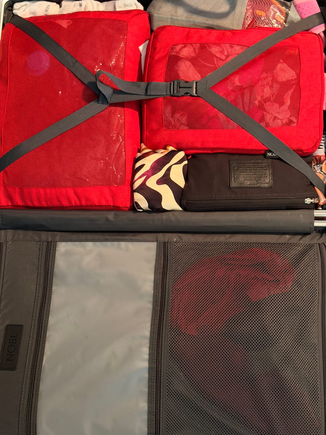 Customer photo review of Compressible Packing Cubes (6 Pieces)