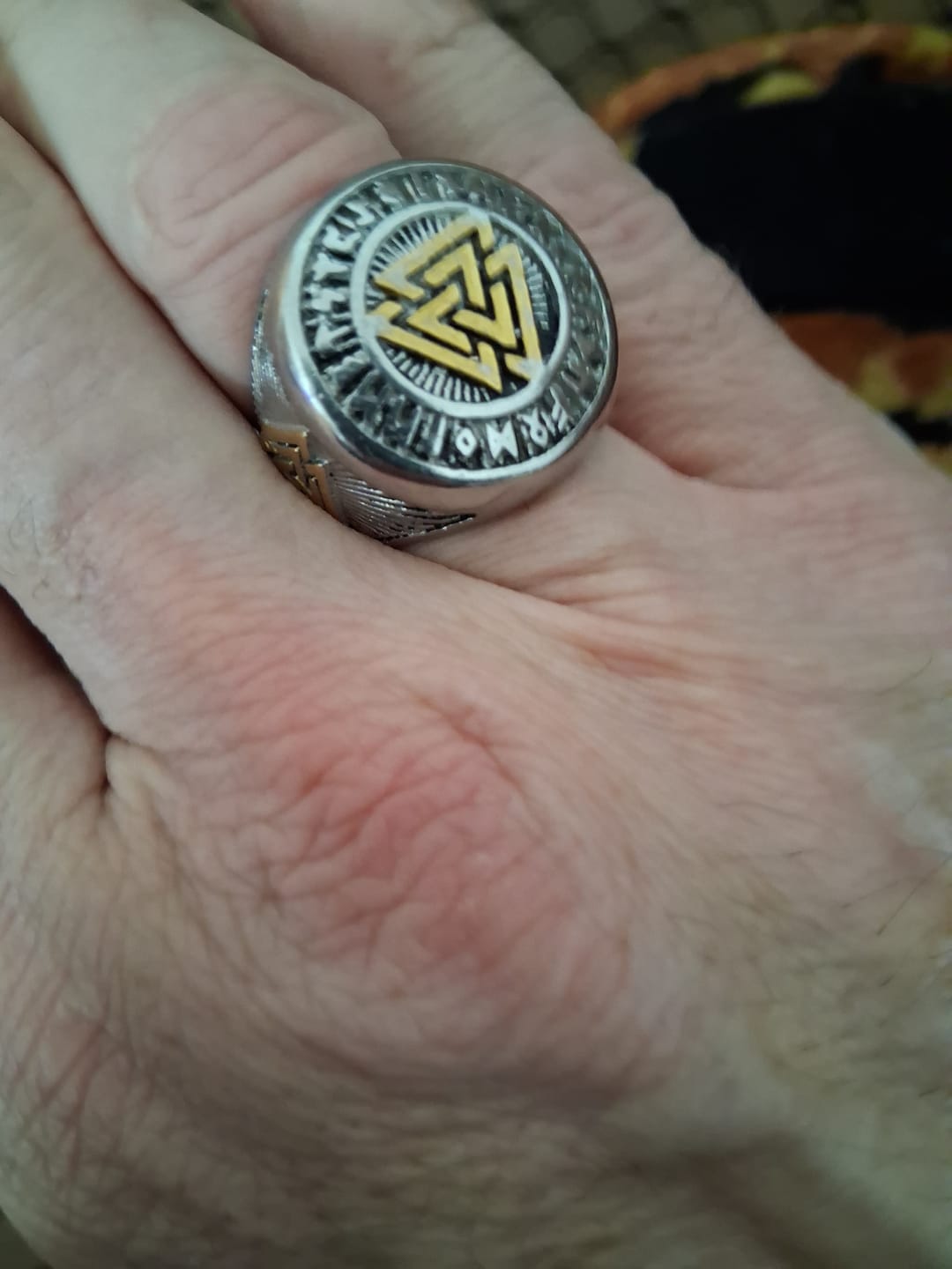 Customer photo review of Valknut Ring