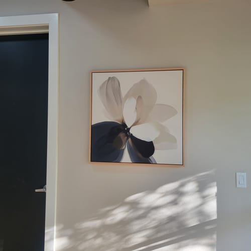 Customer photo review of Whispering Petals Canvas Art